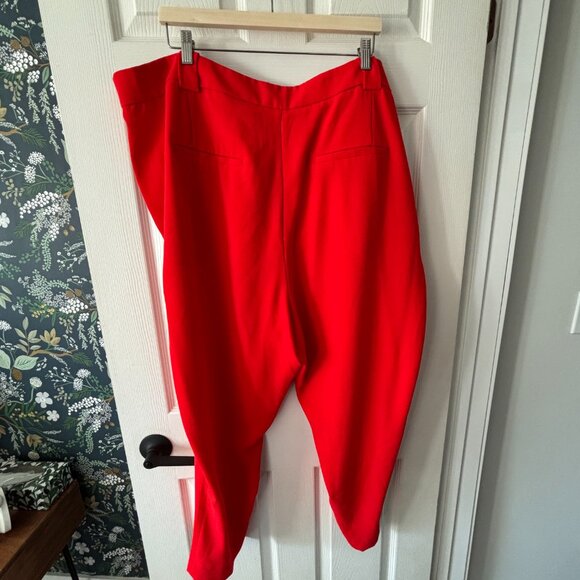 Wide Leg Trouser with Wait Tie - Picture 6 of 6